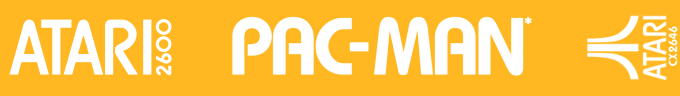 Pac-Man logo for Atari 2600